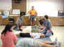 Under the guiding eyes of Allen M. Walter, we are taught Head to Toe Assessment for rapid triage of victims.